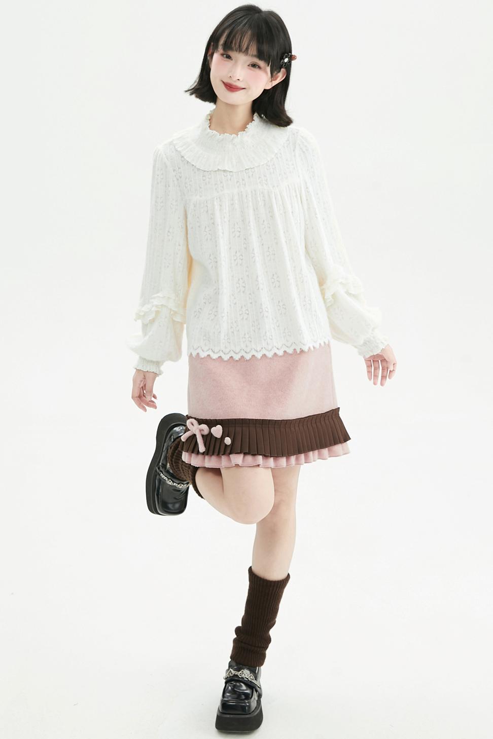 ピンクドールスタイルコートセットアップ