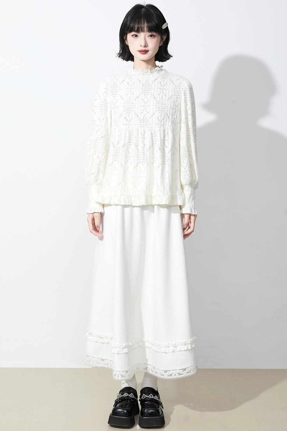 ソフトダイヤモンドニットトップ