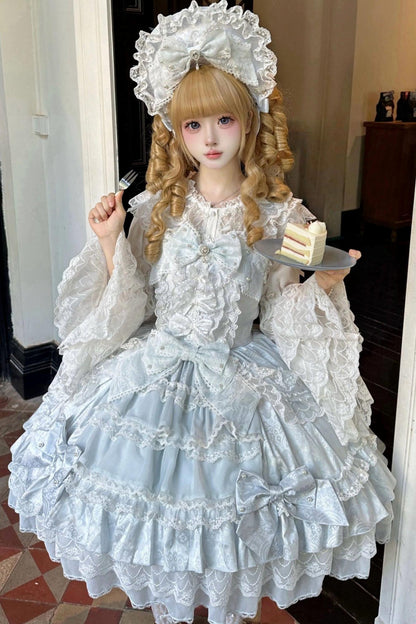 Doll Sweet Princess Lolita Dress + Bonnet