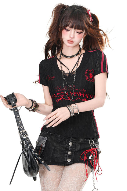 American Spicy Lace T-Shirt