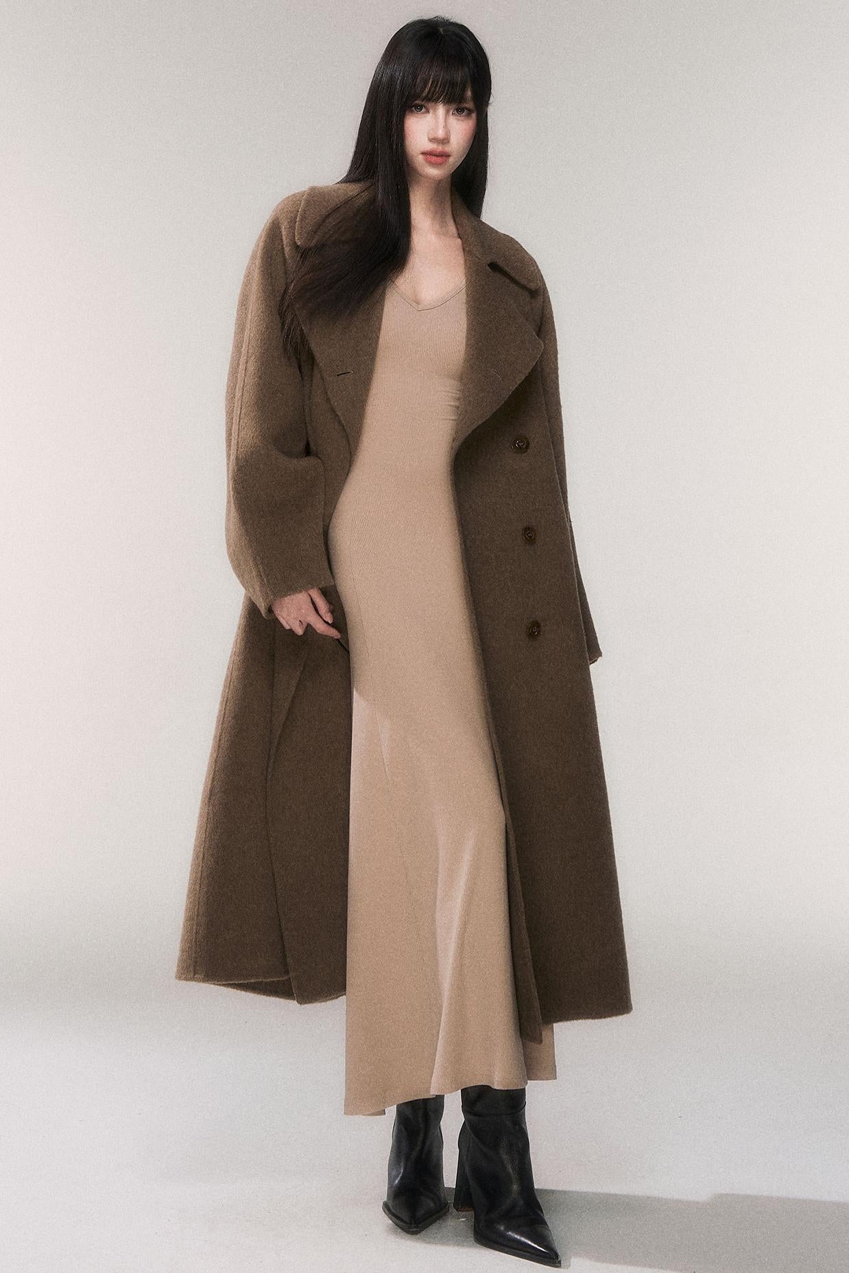 デザイアニットVネックドレス