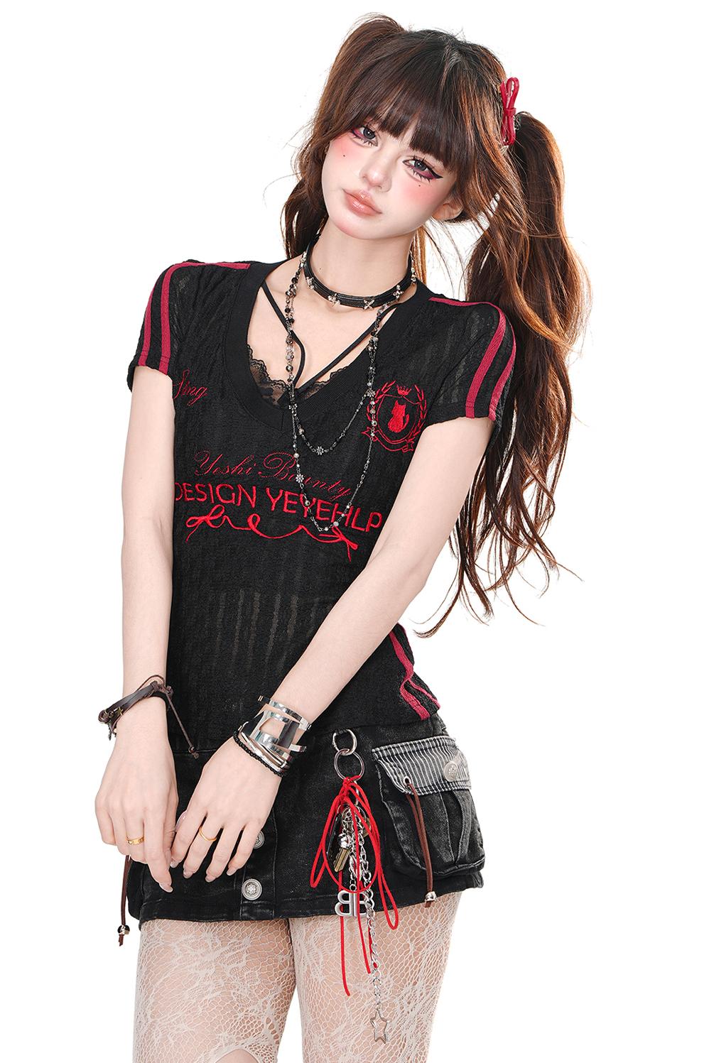 American Spicy Lace T-Shirt