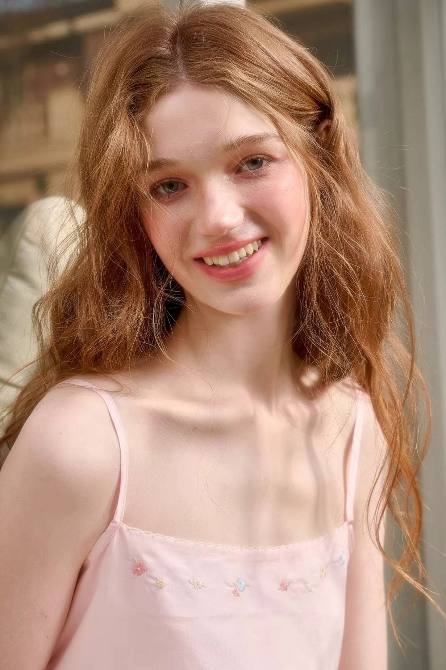 ベビーピンクスイートドレス+シャツ