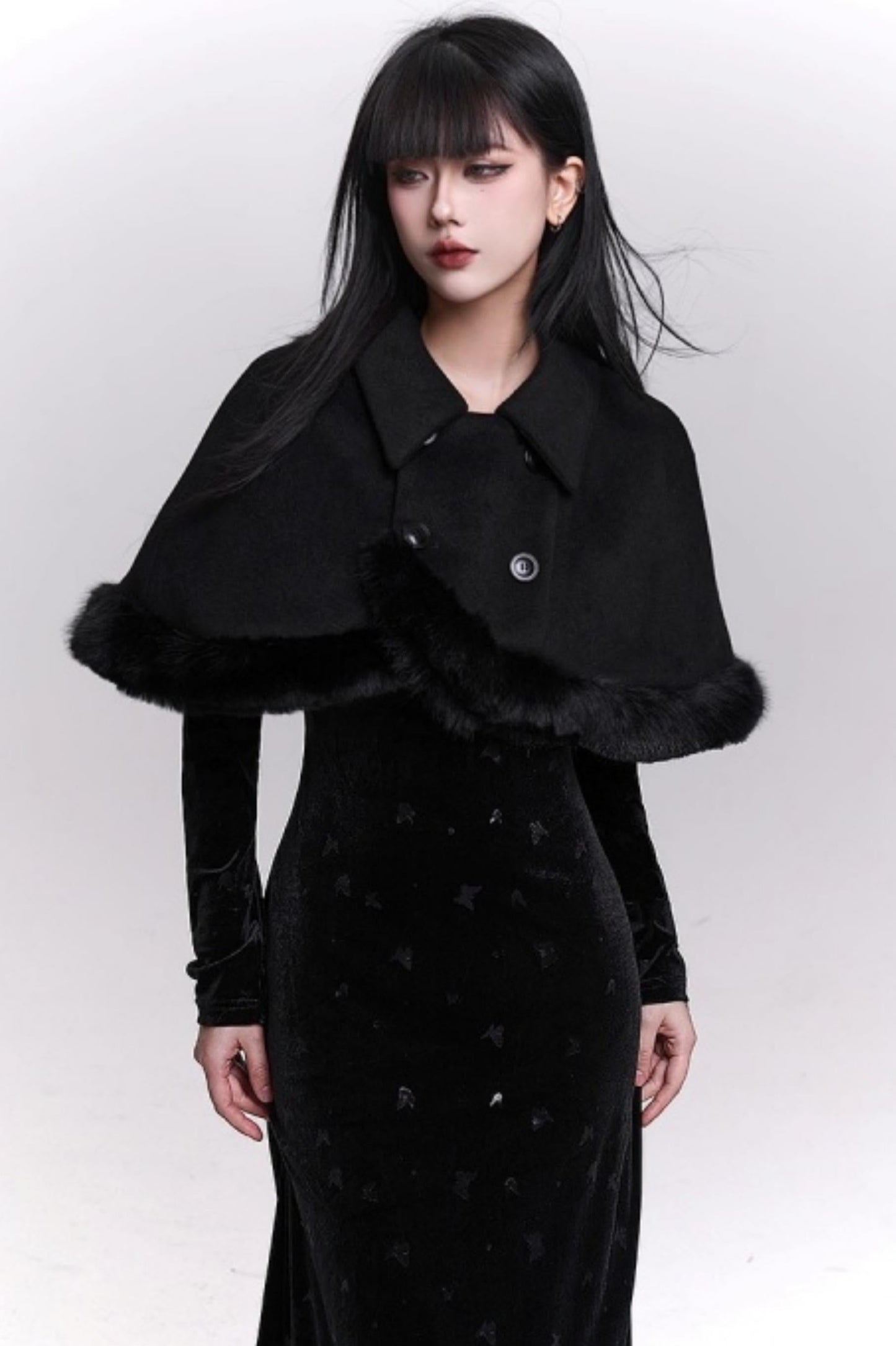 Ghostly Wool Cape