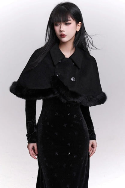 Ghostly Wool Cape
