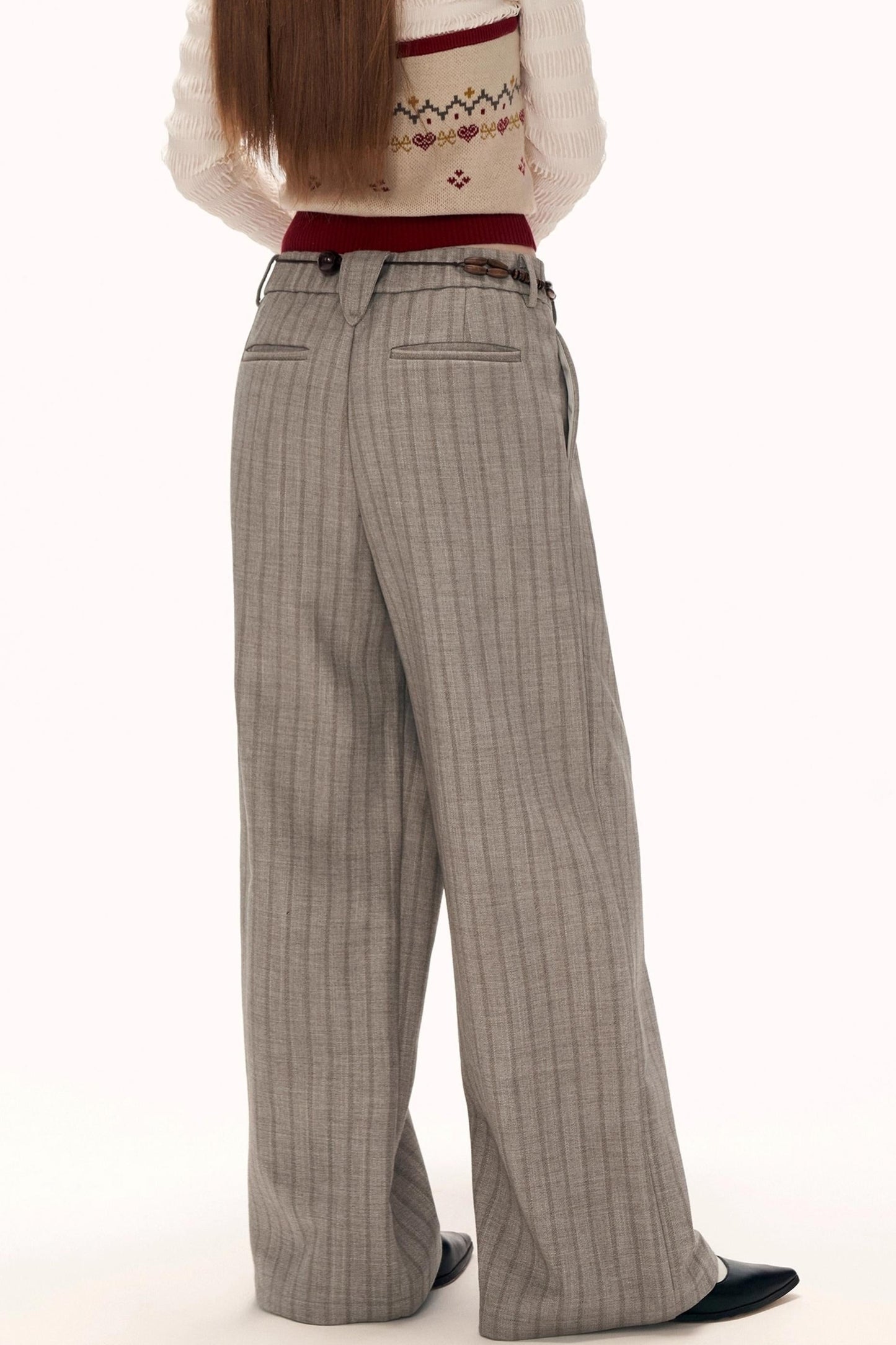 Mode Patchwork Stripe Pants