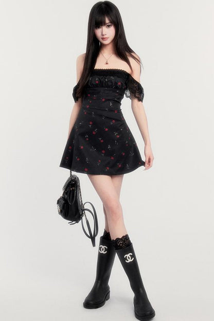Provence Style Slim Waist Dress