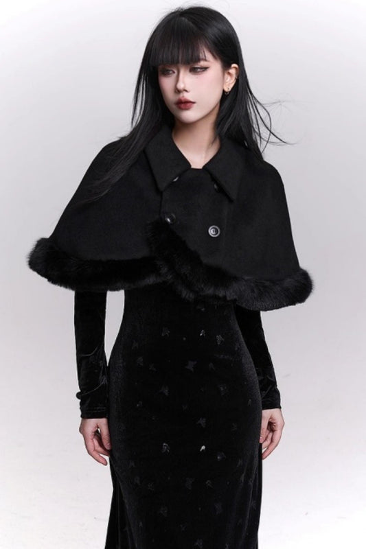 Ghostly Wool Cape