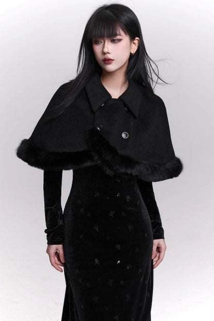 Ghostly Wool Cape