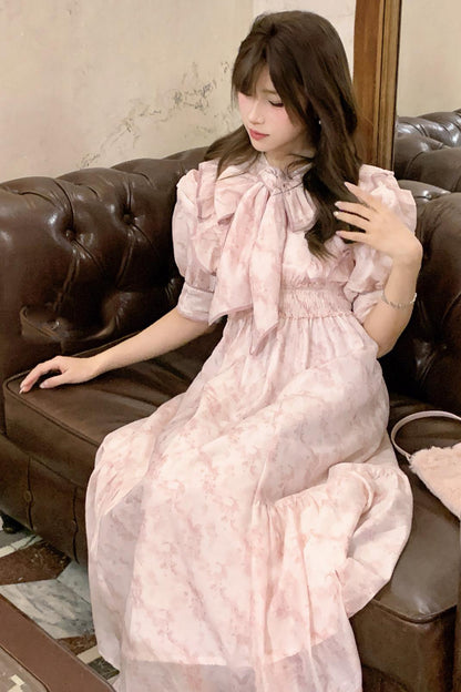 Floral Puff Sleeve Dress
