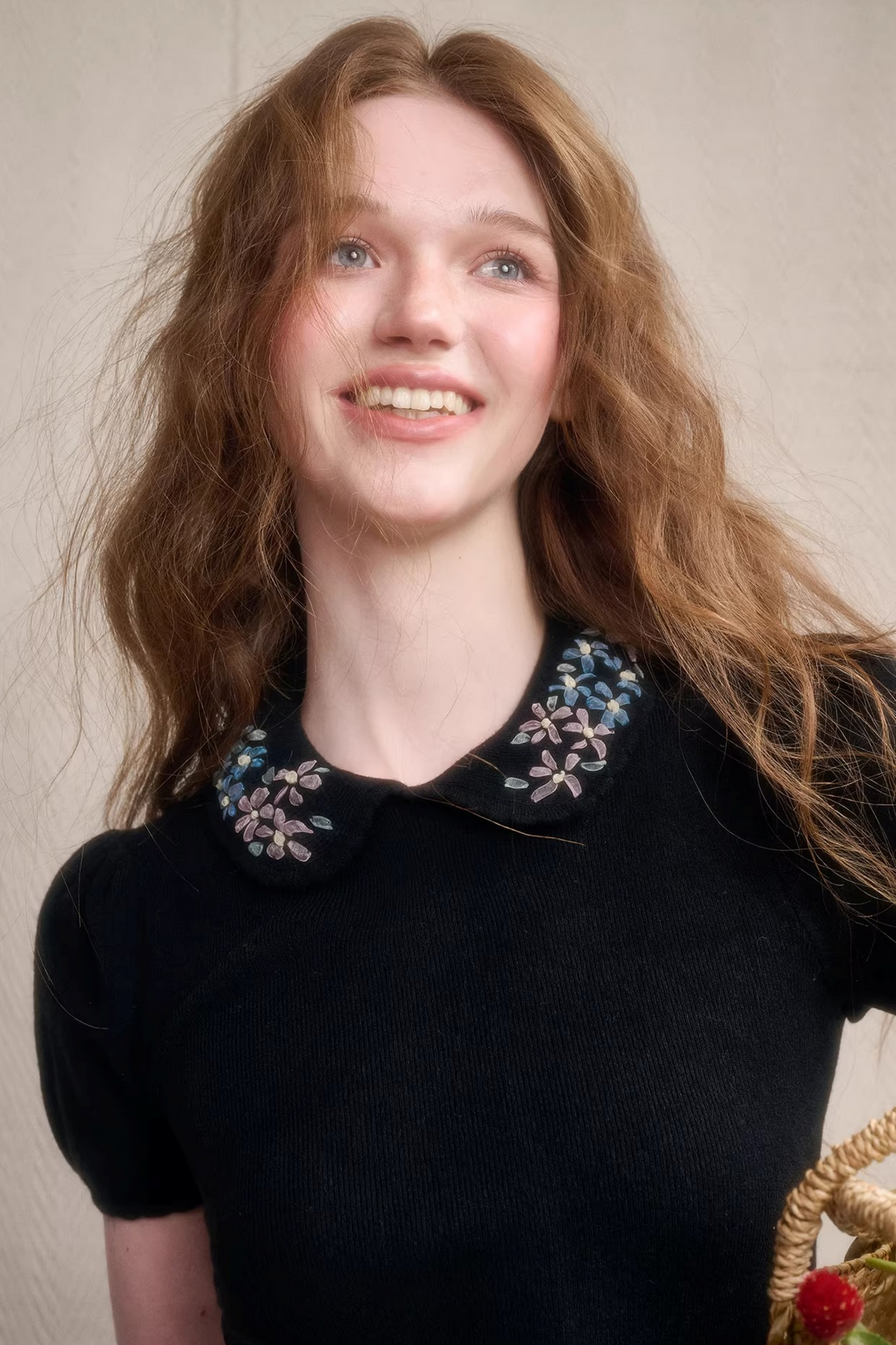 フローズンフラワーズタイトトップス