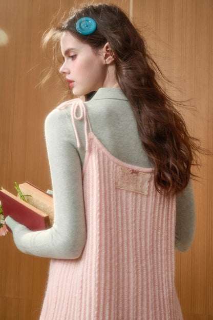 レトロスイートトップス+スリムパンツ