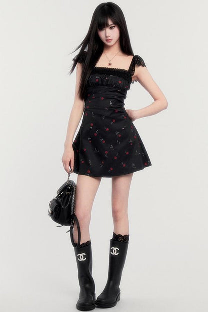 Provence Style Slim Waist Dress