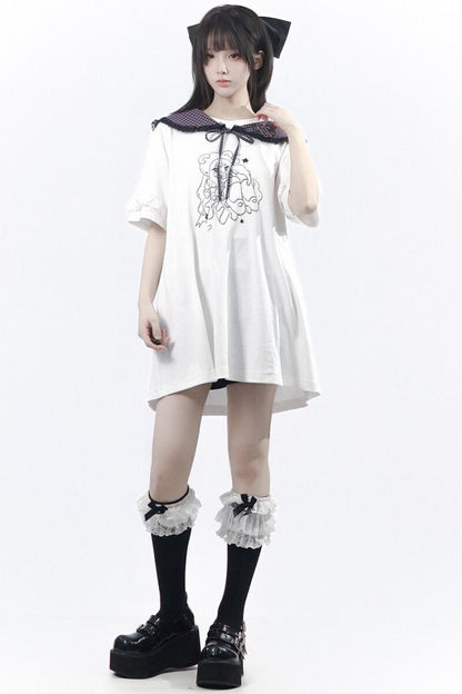 Grape Oolong T-Shirt Dress + Accessories