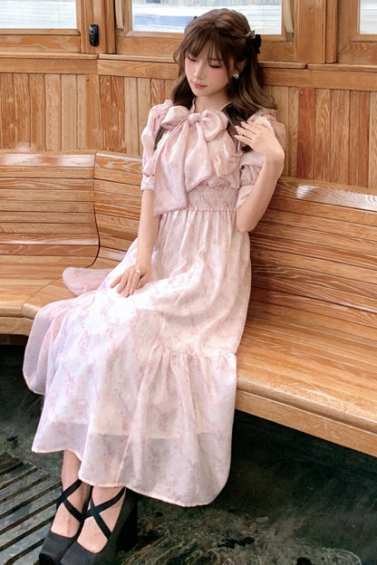 Floral Puff Sleeve Dress
