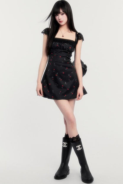 Provence Style Slim Waist Dress