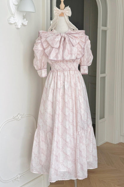 Floral Puff Sleeve Dress