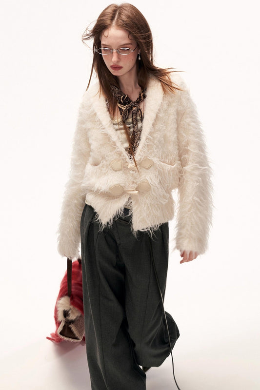 グレイフリースワイドレッグパンツ