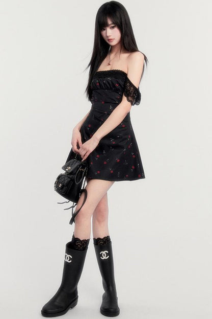 Provence Style Slim Waist Dress