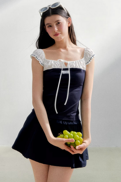 Camiseta con bloques de color