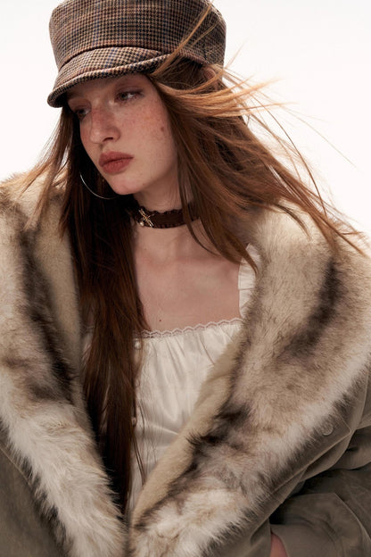 Fleece Brushed Suede Coat