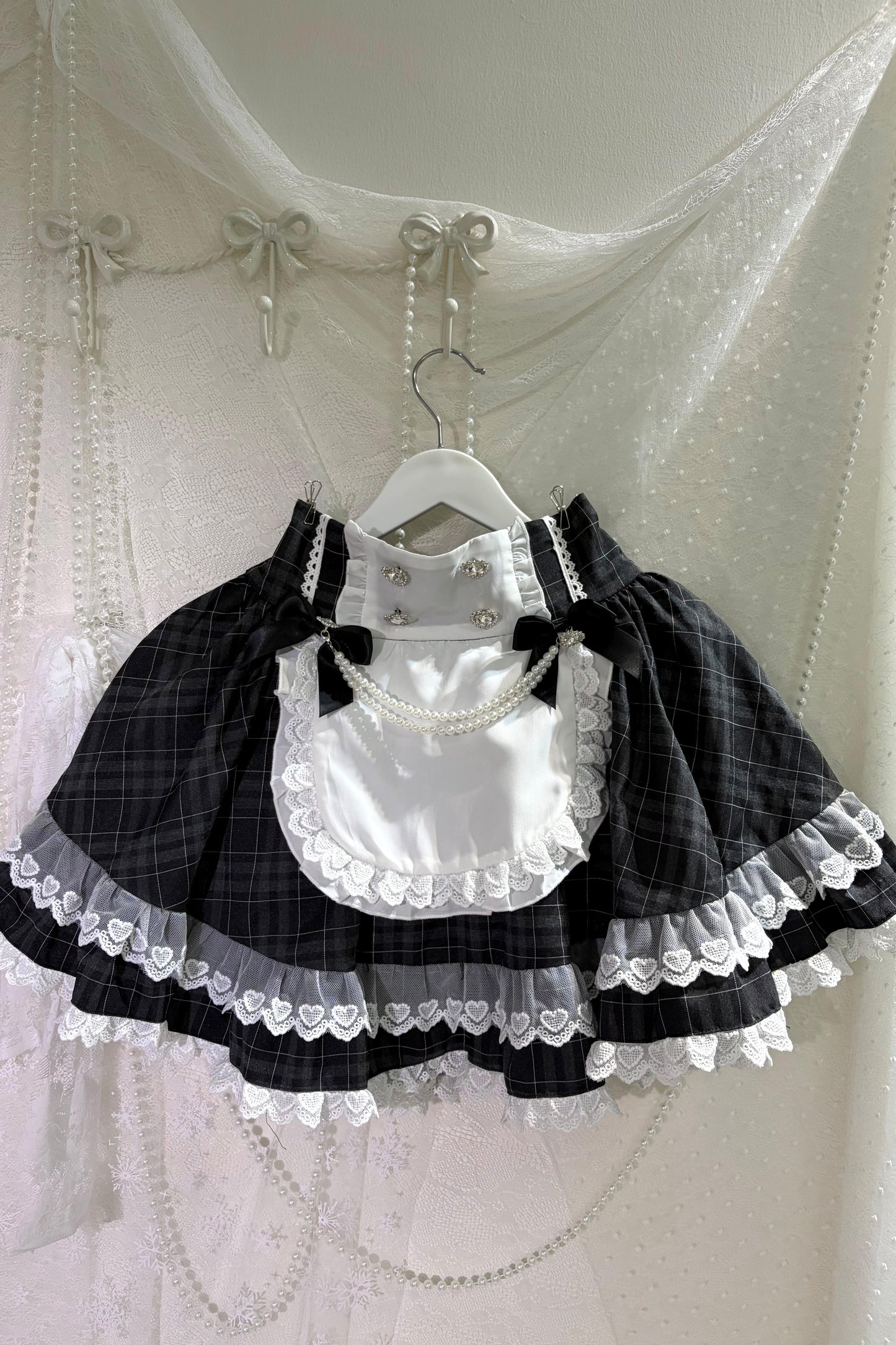 Bunny Ear Gothic Maid Jirai Kei Set