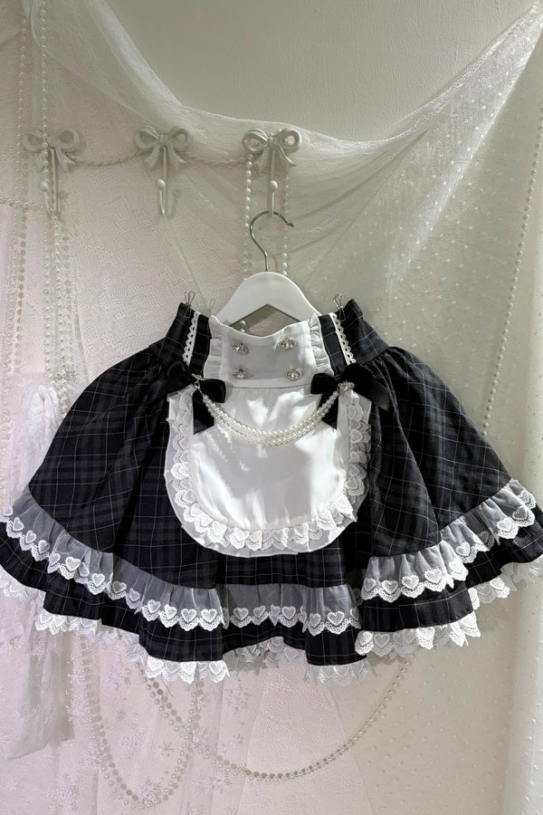 Bunny Ear Gothic Maid Jirai Kei Set