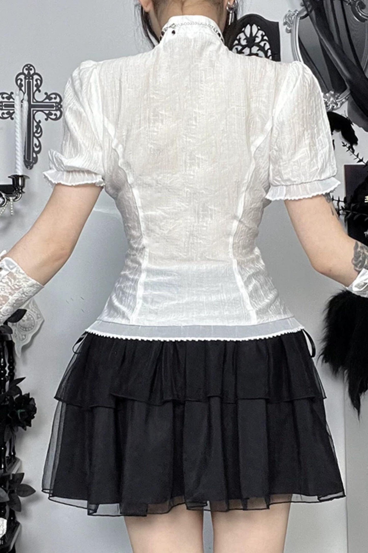 White Lace Gothic Set