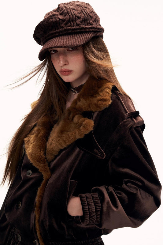 フローラルヘムパッチワークドレス