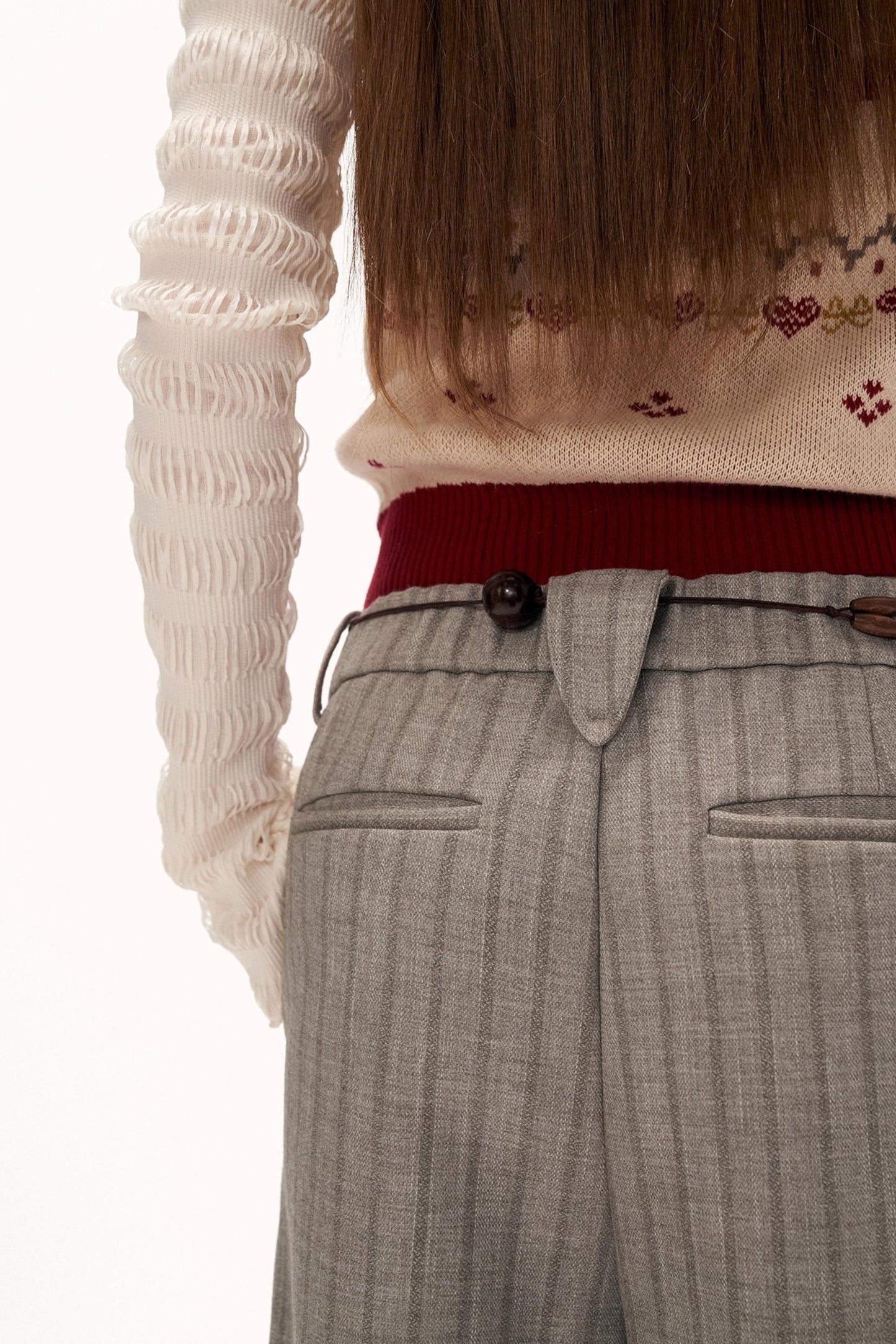 Mode Patchwork Stripe Pants