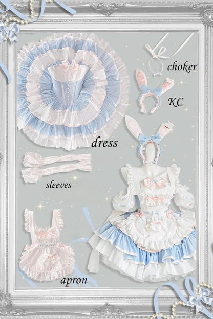 Maid Bunny Dress Suit Full Set