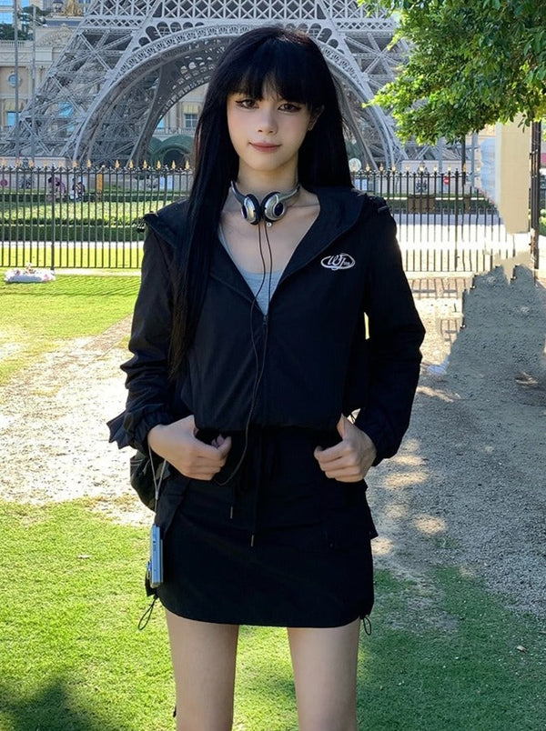 ハートビートモードチャイニーズロングジャケット+ショートジャケット+スカート