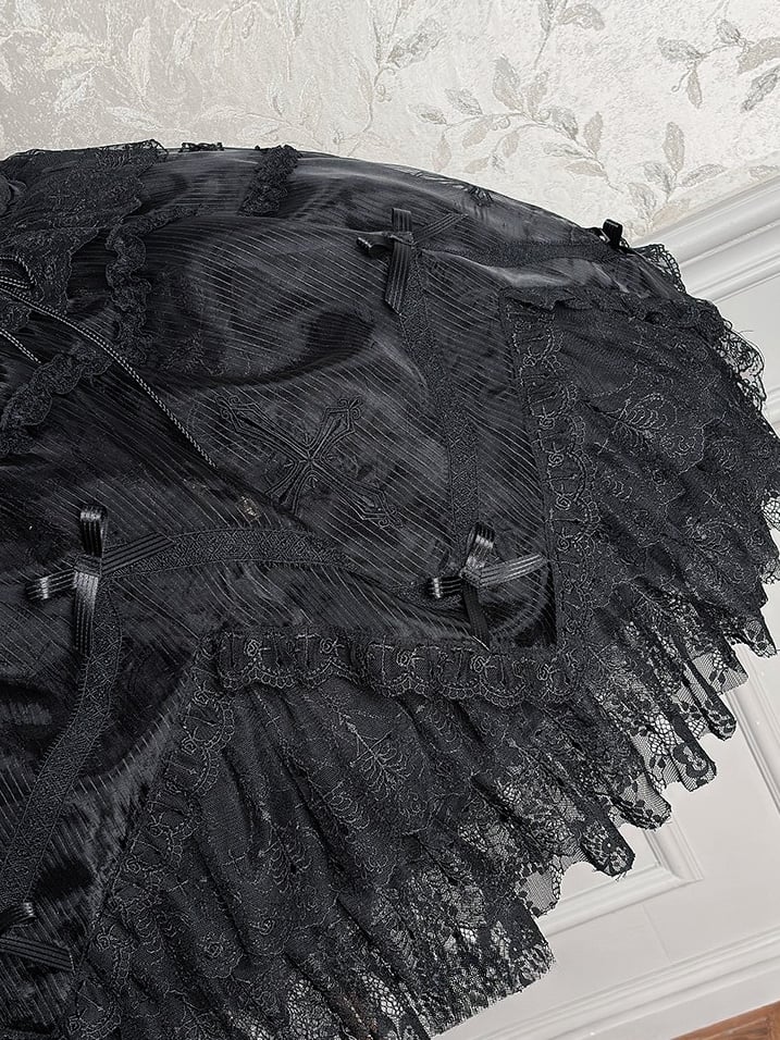 【12月8日予約締切】Black Mist Banquet ゴシックエンブロイダリーゴージャスビスチェドレス＋セットアップ