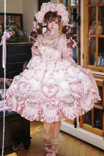 【2月22日予約締切】アンティークベリーローズロマンティックファンタジーロリータショートドレス