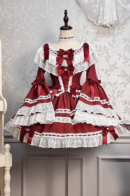 [Deadline for reservation: February 26th] Romantic Lace Doll Ribbon Dress