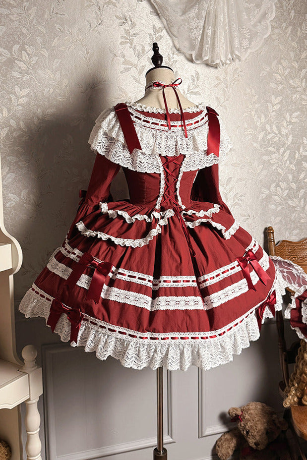 [Deadline for reservation: February 26th] Romantic Lace Doll Ribbon Dress