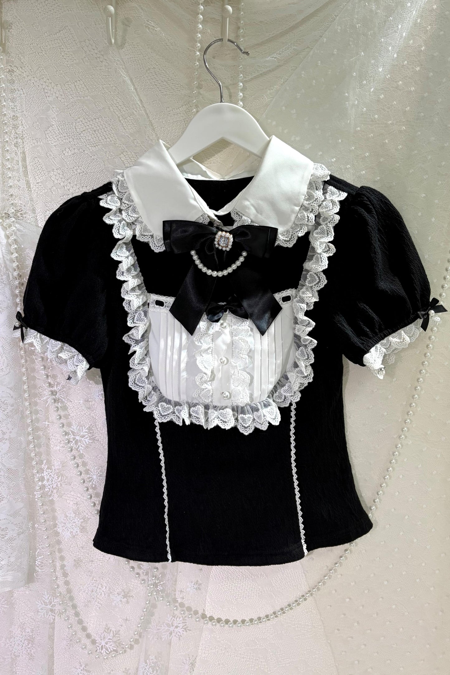 Bunny Ear Gothic Maid Jirai Kei Set