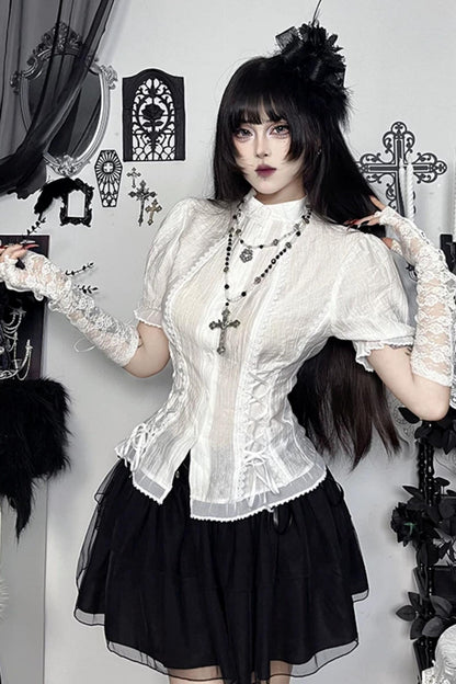 White Lace Gothic Set