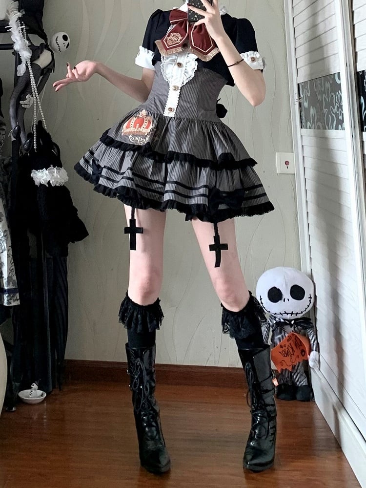 [Pre-order Deadline: March 31] Magical Academy Elegant Crown Embroidery Dress Type A/B