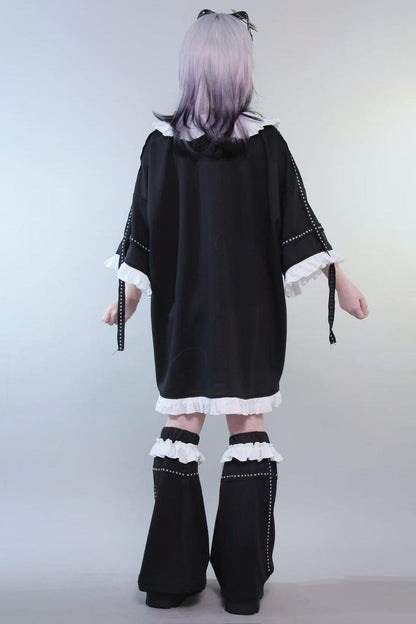 闇かわスケルトングラフィックTシャツ
