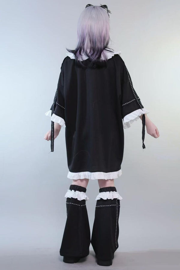 闇かわスケルトングラフィックTシャツ