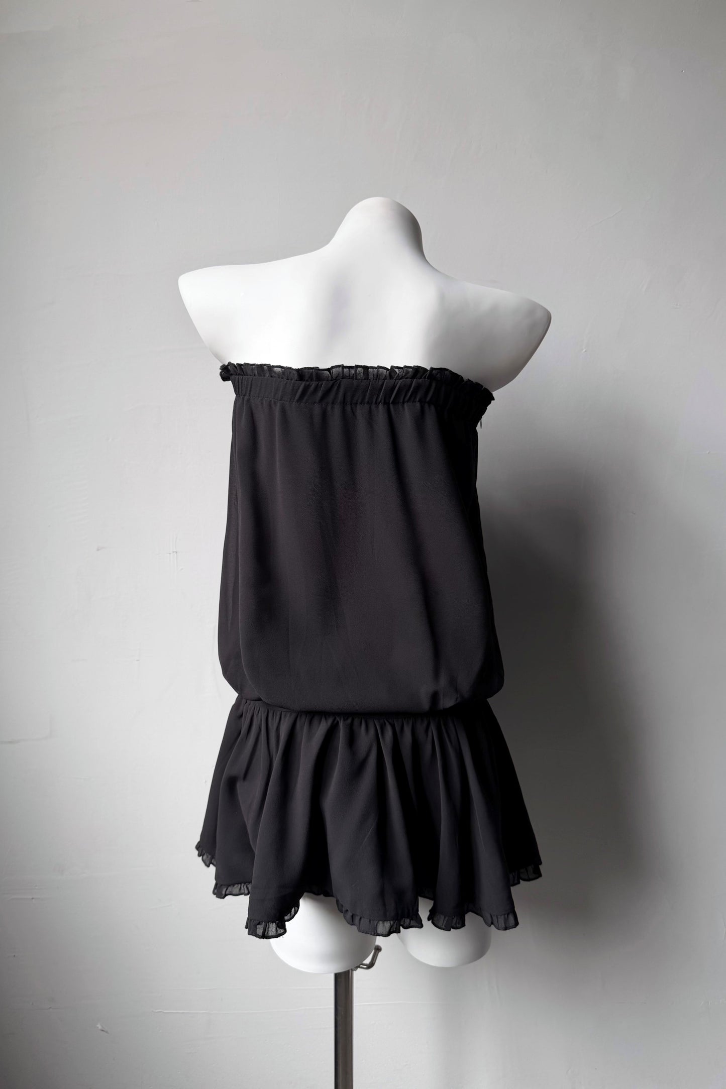 Vintage Show-Style Strapless Dress