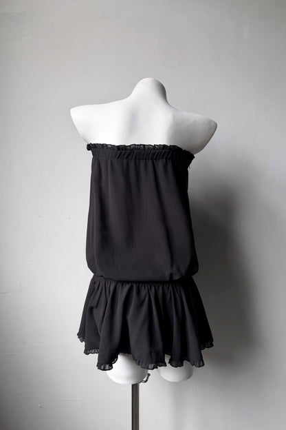 Vintage Show-Style Strapless Dress