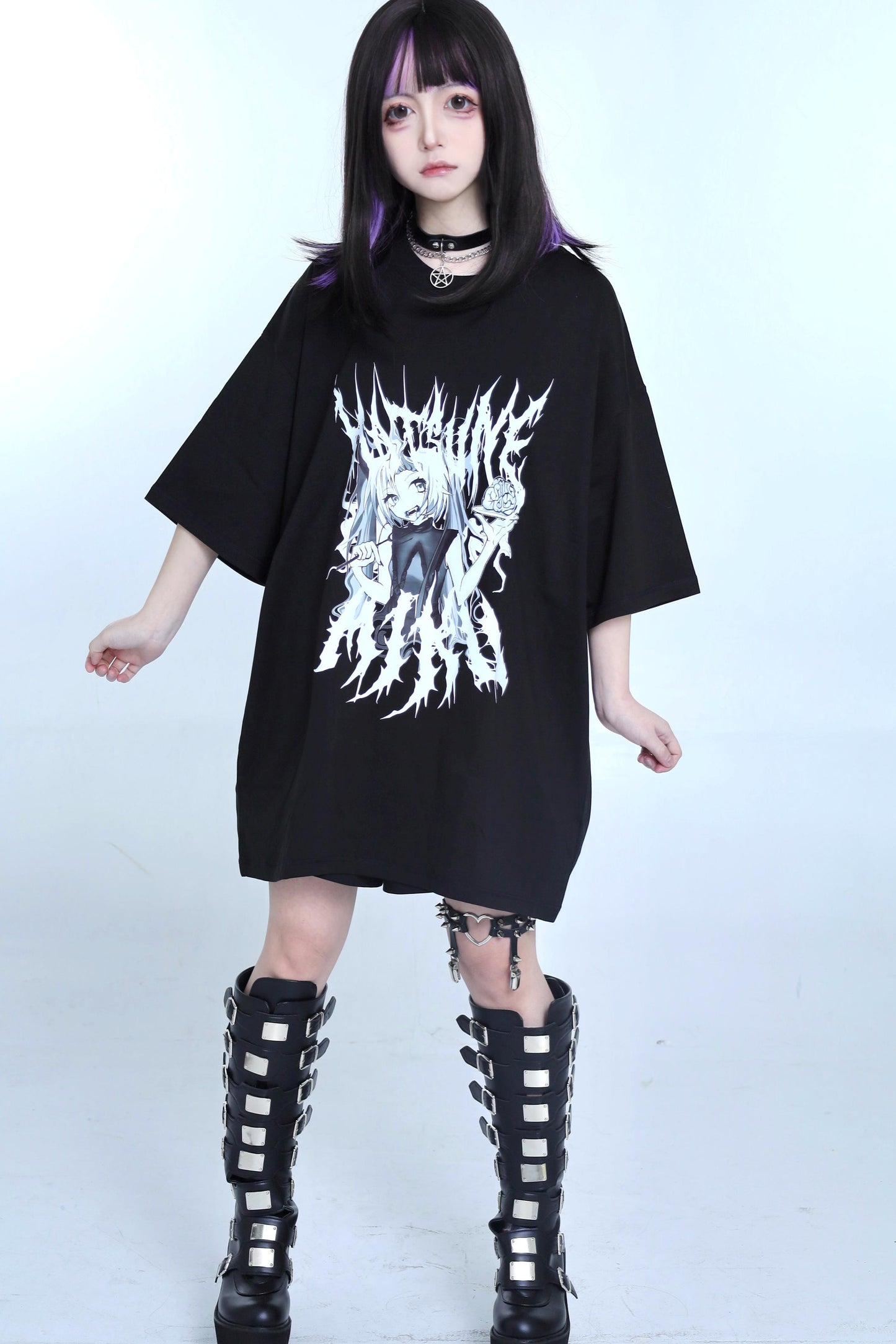 地雷セーラーオーバーTシャツ