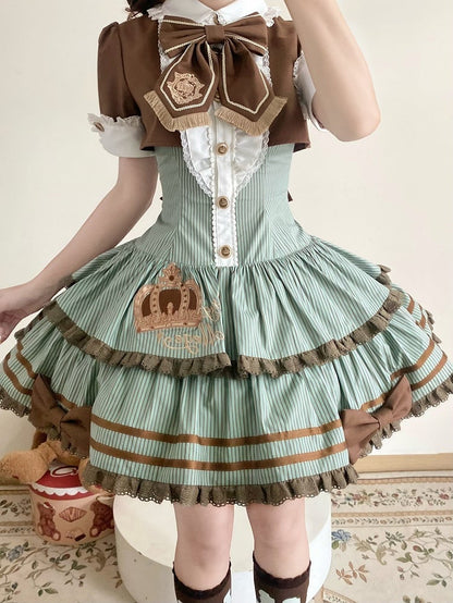 [Pre-order Deadline: March 31] Magical Academy Elegant Crown Embroidery Dress Type A/B