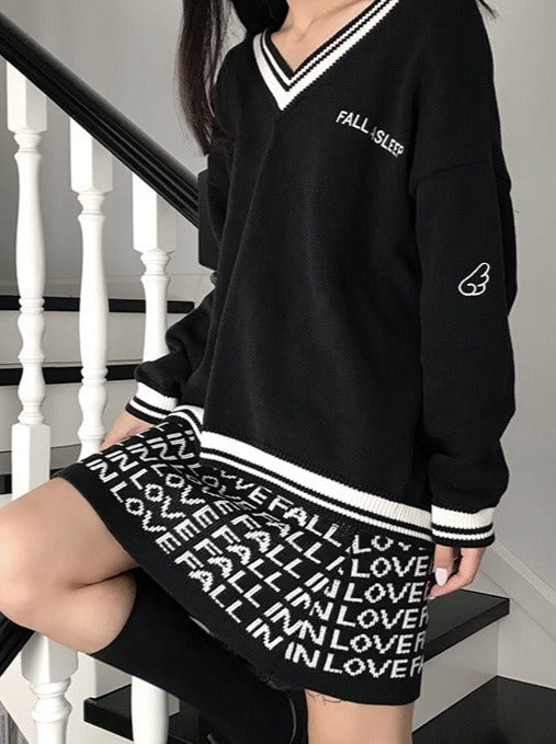 American Logo Knit Skirt