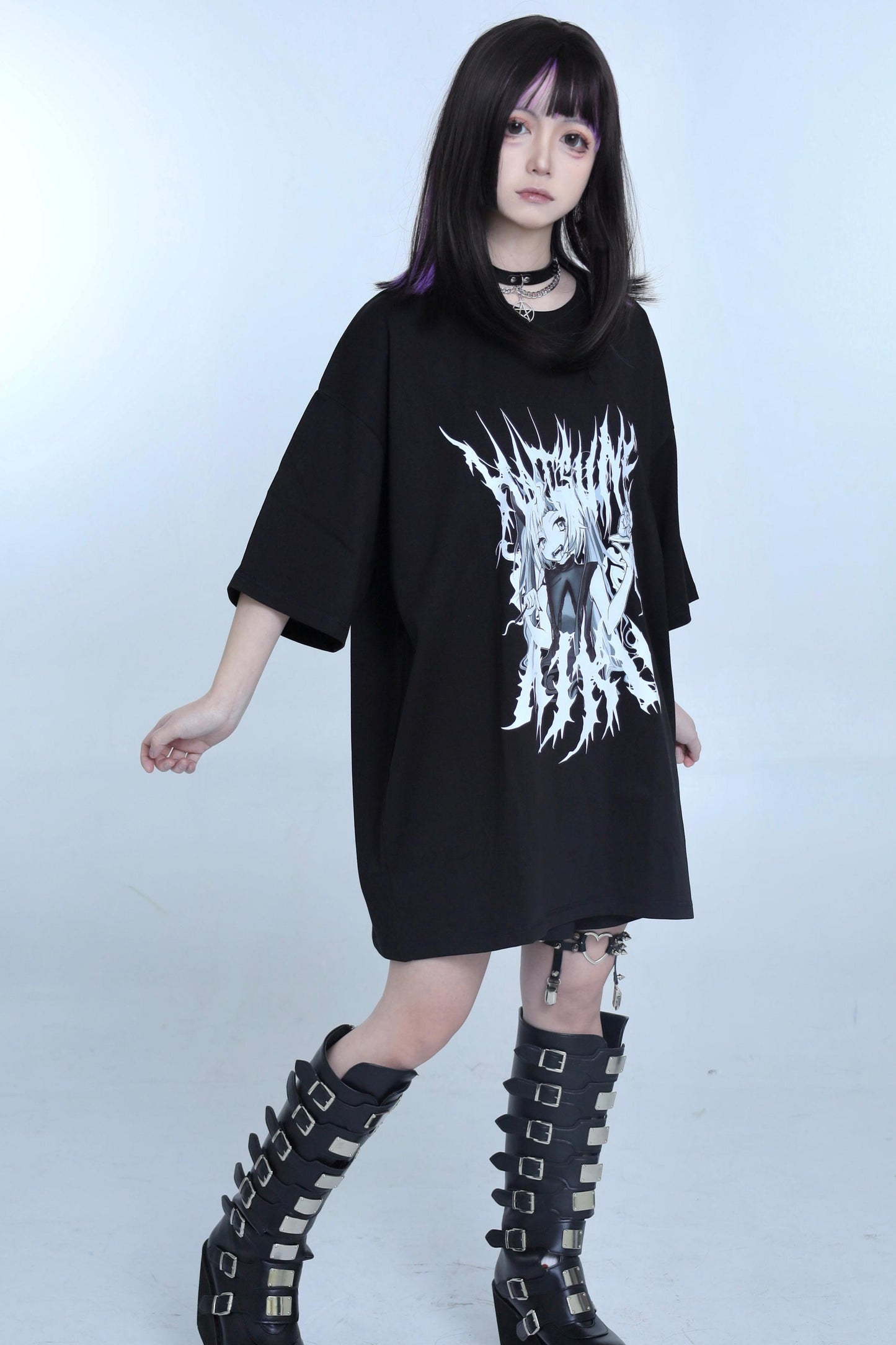 地雷セーラーオーバーTシャツ