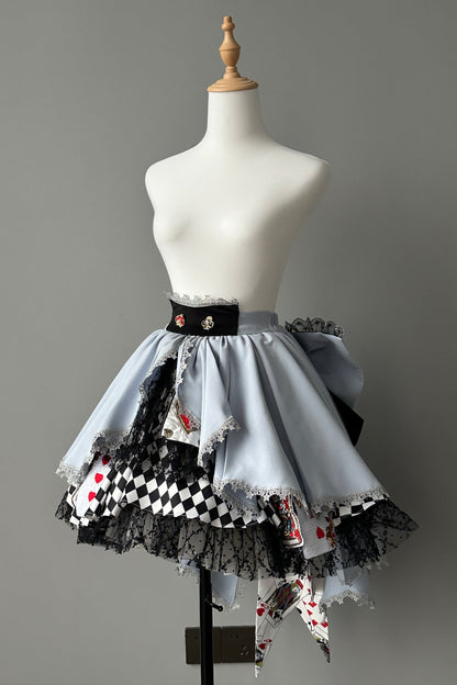 Deposit - Alice LolitaSK Skirt Playing Cards Lingge [Pre-order Remarks Size] Playing cards are not included
