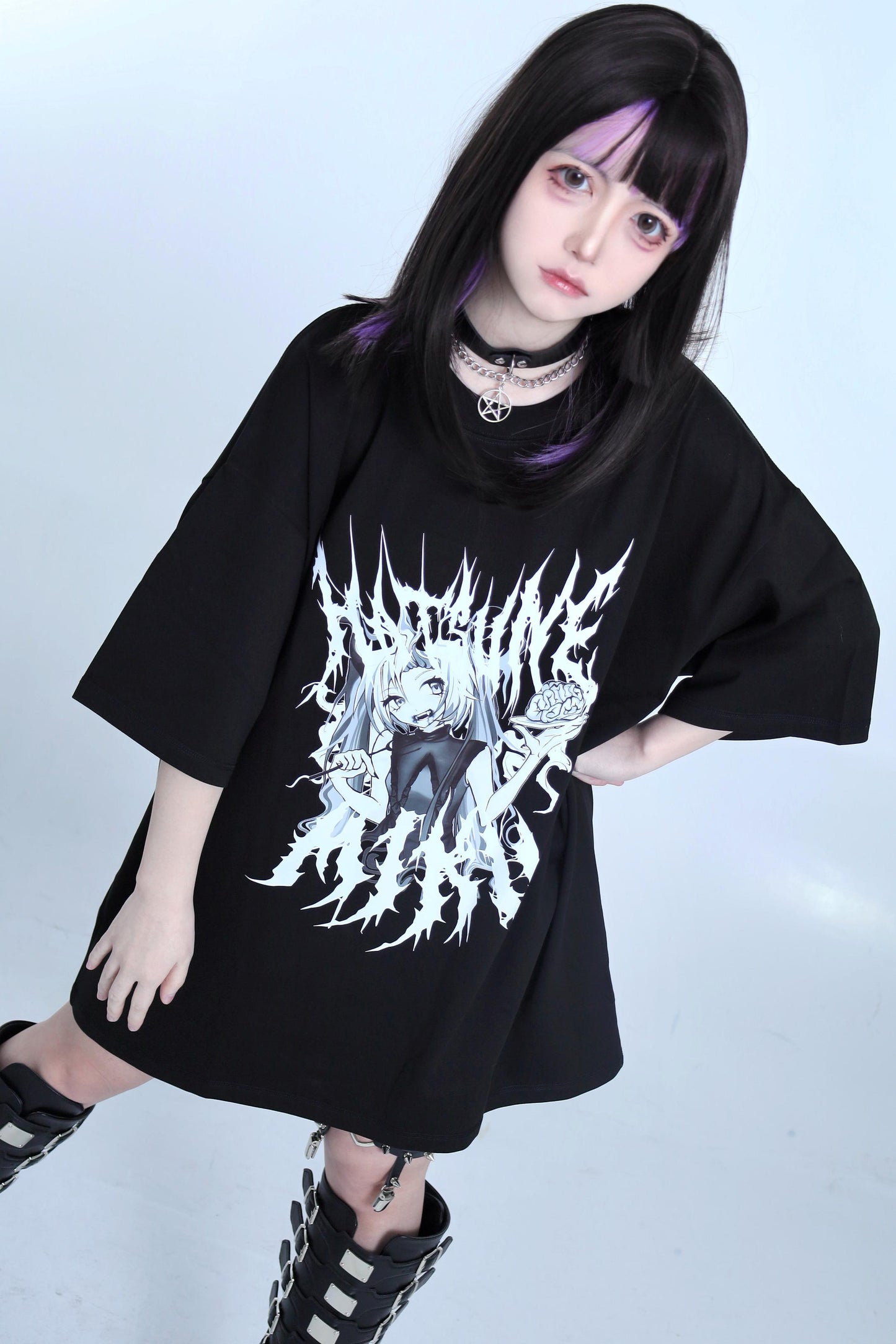 地雷セーラーオーバーTシャツ