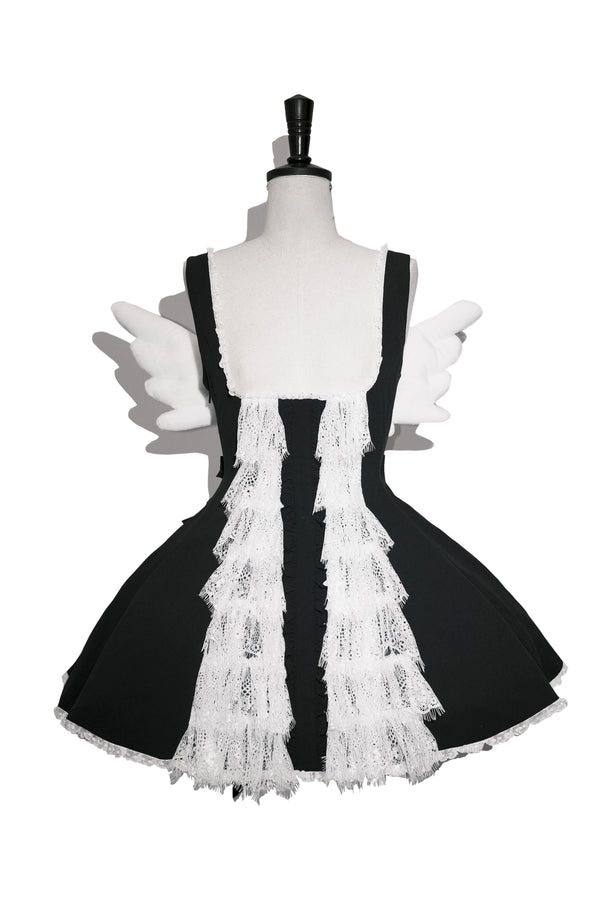 [Reservation Deadline: March 12] Little Angel Dark Gothic Lace Dress